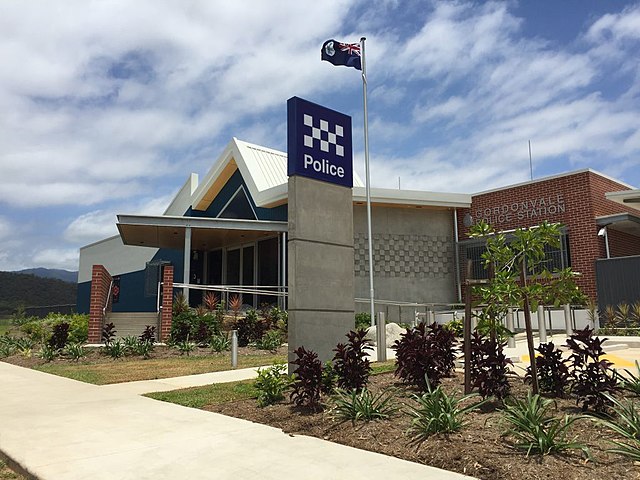 Gordonvale Police Station at its opening, 2018