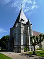 Goupillières (Eure, Fr) Biserica Notre-Dame, turnul.JPG