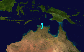 Map plotting the storm's track and intensity, according to the Saffir-Simpson scale

.mw-parser-output .hidden-begin{box-sizing:border-box;width:100%;padding:5px;border:none;font-size:95%}.mw-parser-output .hidden-title{font-weight:bold;line-height:1.6;text-align:left}.mw-parser-output .hidden-content{text-align:left}
Map key
Saffir-Simpson scale
.mw-parser-output .div-col{margin-top:0.3em;column-width:30em}.mw-parser-output .div-col-small{font-size:90%}.mw-parser-output .div-col-rules{column-rule:1px solid #aaa}.mw-parser-output .div-col dl,.mw-parser-output .div-col ol,.mw-parser-output .div-col ul{margin-top:0}.mw-parser-output .div-col li,.mw-parser-output .div-col dd{page-break-inside:avoid;break-inside:avoid-column}
.mw-parser-output .legend{page-break-inside:avoid;break-inside:avoid-column}.mw-parser-output .legend-color{display:inline-block;min-width:1.25em;height:1.25em;line-height:1.25;margin:1px 0;text-align:center;border:1px solid black;background-color:transparent;color:black}.mw-parser-output .legend-text{}
Tropical depression (<=38 mph, <=62 km/h)

Tropical storm (39-73 mph, 63-118 km/h)

Category 1 (74-95 mph, 119-153 km/h)

Category 2 (96-110 mph, 154-177 km/h)

Category 3 (111-129 mph, 178-208 km/h)

Category 4 (130-156 mph, 209-251 km/h)

Category 5 (>=157 mph, >=252 km/h)

Unknown
Storm type
Tropical cyclone
Subtropical cyclone
Extratropical cyclone, remnant low, tropical disturbance, or monsoon depression Grant 2011 track.png