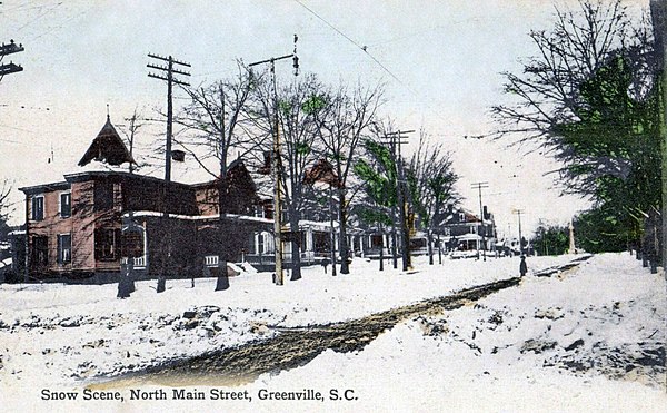 North Main Street Postcard, c. 1903