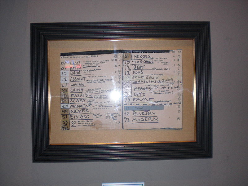 File:HRC - Manchester - Set list.JPG