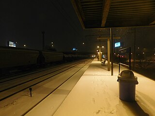 <span class="mw-page-title-main">Hazel Crest station</span> Railway station in Hazel Crest, Illinois