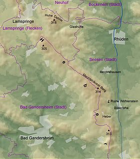 Heber (hills) Hill range in Germany