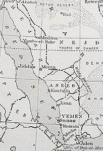 Emirato di ʿAsīr - Localizzazione