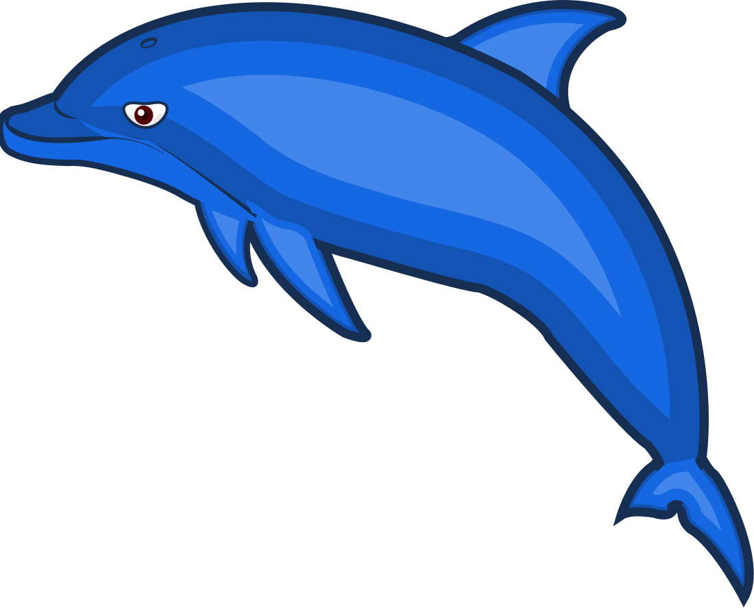 File:Heraldry dolphin (natural).svg