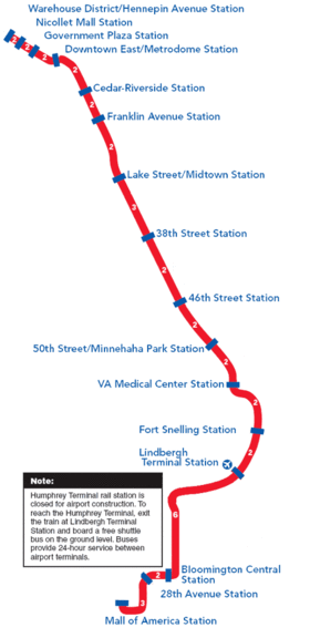 Ilustrační obrázek článku Minneapolis Light Rail