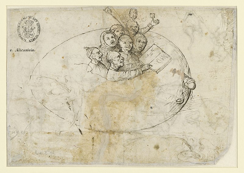 File:Hieronymus Bosch - Concert in an Egg - Kupferstichkabinett Berlin KdZ 711 verso.jpg