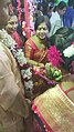 Hindu rituals during wedding ceremony at Voice Of World Kolkata 37