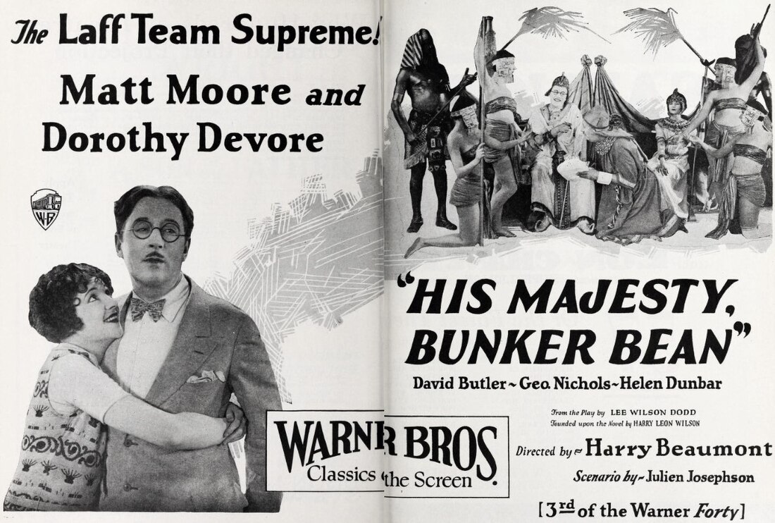 His Majesty, Bunker Bean (1925 film)