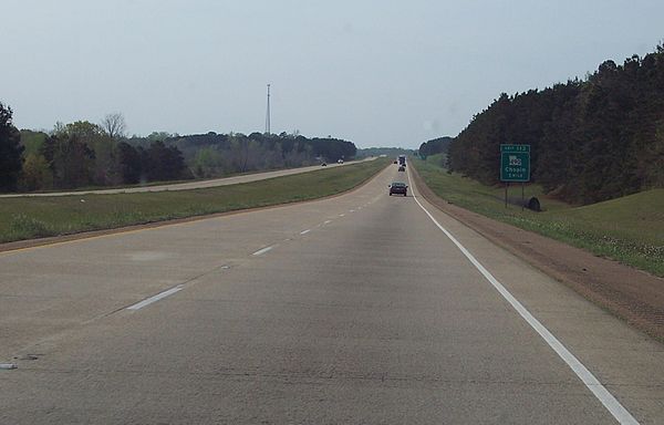 I-49 near Chopin, Louisiana (2009)