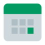 Miniatuur voor Bestand:Icons8 flat planner green calendar.png