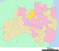 Inawashiro in Fukushima Prefecture Ja.svg