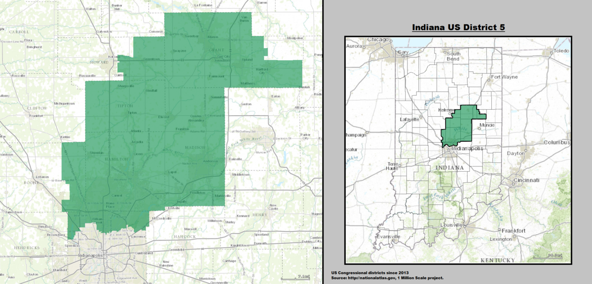 Indiana's 5th congressional district - Wikipedia