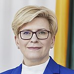 Litauen Ingrida Šimonytė Litauens premiärminister