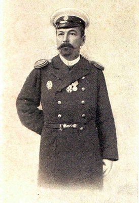 Лейтенант И.И. Ислямов, старший штурман броненосца «Севастополь», 1904 г.