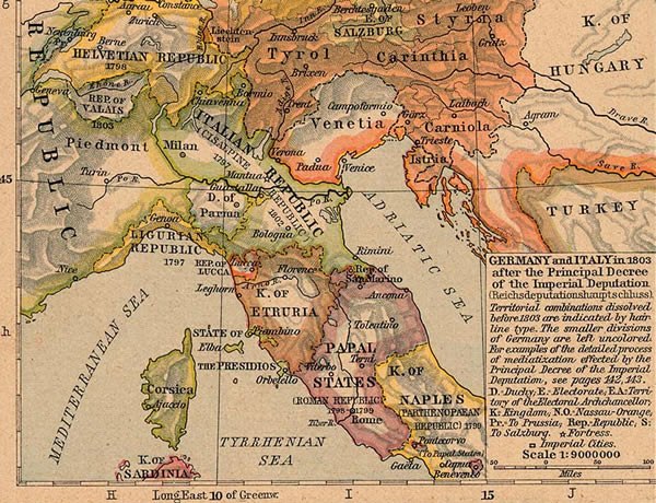 The Kingdom of Etruria. 1803