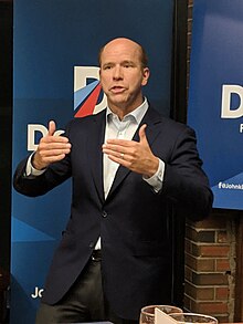 Delaney campaigning in New Hampshire in January 2019 John Delaney (31854172307).jpg