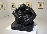 Matka se dvěma dětmi (bronz, 1932-1936)