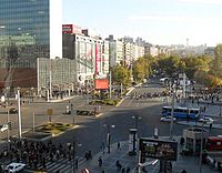 Bus stops on Ataturk Boulevard, targets of the bombing Kizilaysquare.jpg