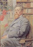 Karl Otto Bonnier 1915 målning av Carl Larsson