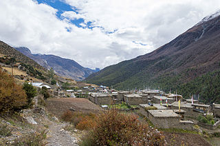 Khangsar Village development committee in Gandaki Zone, Nepal