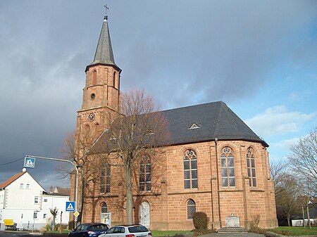 Kinzenbach Kirche Südseite