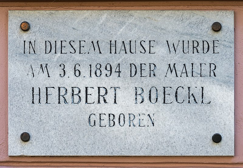 File:Klagenfurt Viktringer Ring 11 Geburtshaus von Herbert Boeckl Gedenktafel 14082016 4177.jpg