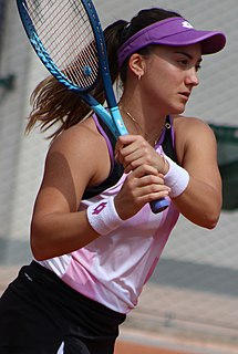 Danka Kovinić Montenegrin tennis player