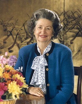 Lady Bird Johnson in 1987