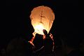 Italiano: Lancio di lanterne cinesi a Bandita, frazione di Cassinelle (AL)