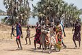 Lucha entre clanes de la tribu Mundari, Terekeka, Sudán del Sur, 2024-01-29, DD 125