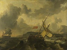 Ludolf Bakhuizen - Engelse schepen voor de kust - NG819 - National Gallery.jpg