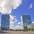 Las torres gemelas Porte de Kirchberg