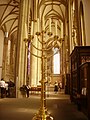 Münster St. Lamberti Innen Siebenarmiger Leuchter.jpg
