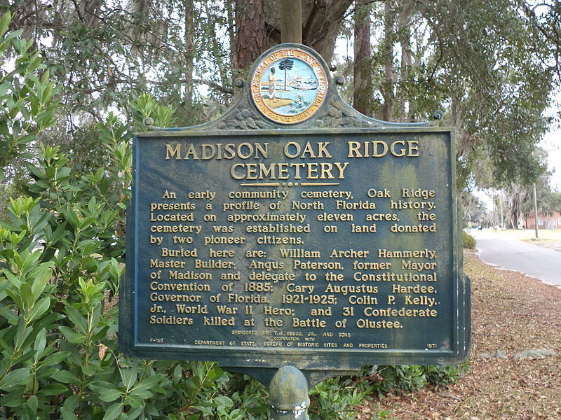 File:Madison Oak Ridge Cemetery Historical Marker.JPG