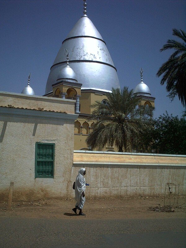 The rebuilt tomb of Muhammad Ahmad in Omdurman