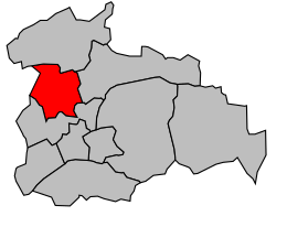 Canton de Beaumes-de-Venise - Carte