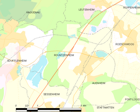 Poziția localității Rountzenheim
