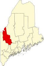 Map of Maine highlighting Franklin County.svg