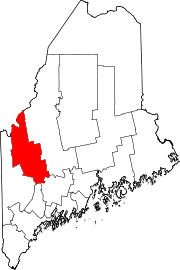 Map of Maine highlighting Franklin County.svg