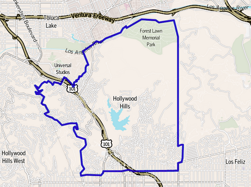 File:Map of the Hollywood Hills district of Los Angeles.png