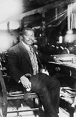 Marcus Garvey, political leader and founder of UNIA-ACL and Black Star Line