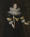 Marcus Gheeraerts (II) - Portrait of Lady Anne Ruhout - WGA08659.jpg