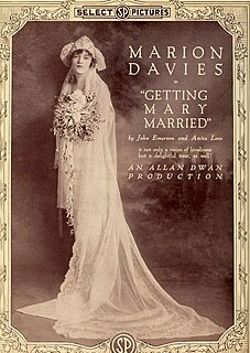 <i>Getting Mary Married</i> 1919 film by Allan Dwan