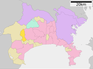 Location of Matsudas in the prefecture