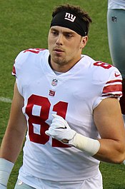 LaCosse with the New York Giants in 2017 Matt LaCosse.JPG