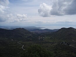 Melihat dari Lakonikos teluk dari Mavrovouni