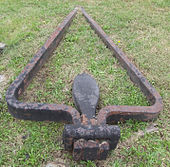 McDougall anchor from SS Christopher Columbus at the Mariners' Museum McDougall Anchor 1893.jpg