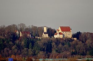 The Mindelburg in the Swabian Mindelheim