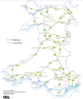 Thumbnail for Trunk roads in Wales